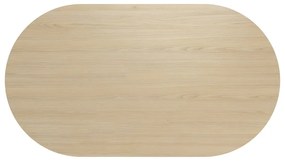 Jedálenský stôl s doskou v dubovom dekore v prírodnej farbe 100x180 cm Lago – TemaHome