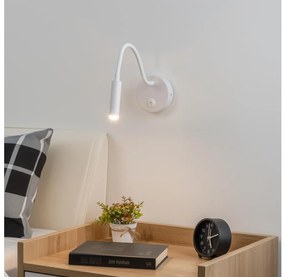 Brilagi - LED Stmievateľná flexibilná nástenná lampa MAYA 1xG9/4W/230V biela BG1052