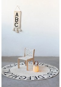 Detská stolička v béžovo-prírodnej farbe ABC – Lorena Canals