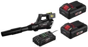Parkside Performance®  Aku turbínový fúkač lístia Pptlba 40-Li C3 + Smart akumulátor 20 V/4 Ah, 2 kusy + Dvojitá nabíjačka 20 V/4,5 A  (800010704)