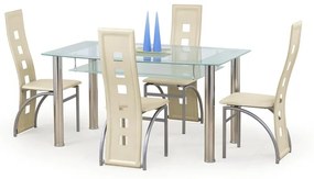 Sklenený jedálenský stôl CRISTAL