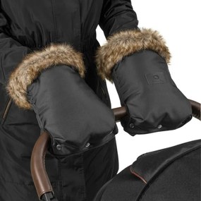 Lionelo - Rukávniky na kočík HANDMUFF čierne