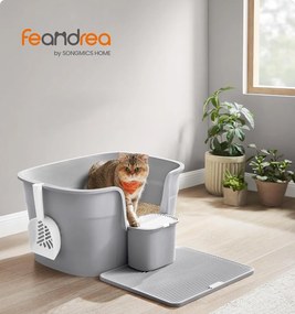 Kočičí toaleta Sofis 64 cm šedá