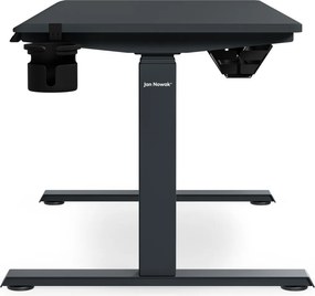 Elektrický stôl s nastavením výšky ergonomický antracitový,1200x600 mm: ARIA