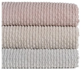 Ružový prešívaný pléd 180x260 cm – Ixia