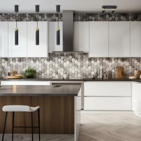 Bodové svietidlo NEO 2xGU10/8W/230V čierna/zlatá