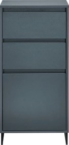 Komoda so šuplíkmi Cologne, 50 cm, antracitová
