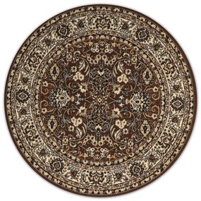 Koberce Breno Kusový koberec PRACTICA kruh 59/DMD, hnedá, viacfarebná,160 x 160 cm