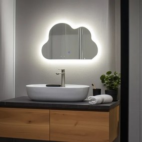 BRILAGI - LED kúpeľňové zrkadlo NUVOLA LED/19W/230V 37×60 cm IP44 CRI 90 stmievateľné +CCT