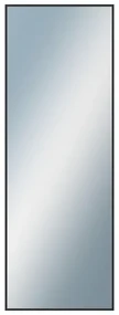 DANTIK - Zrkadlo v rámu, rozmer s rámom 50x140 cm z lišty Hliník čierna (7003021)