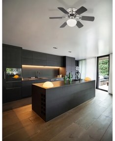 GLOBO 307 - Stropný ventilátor UGO 1xE27/60W/230V