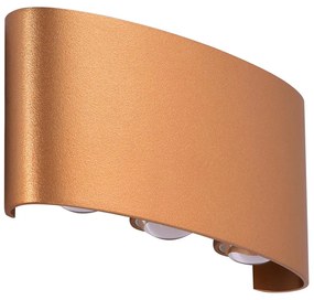 Azzardo AZ3485 - LED Vonkajšie nástenné svietidlo GINNA 6xLED/1W/230V IP54