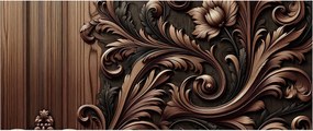 Obraz - Vzor z dreva (120x50 cm)
