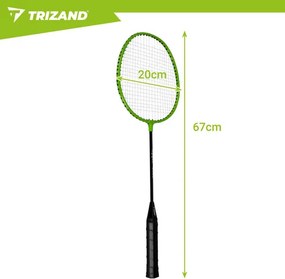 9-dielna bedmintonová sada v puzdre - Trizand