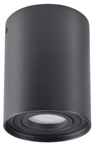 PLX Stropné bodové svietidlo FILADELFIE, 1xGU10, 50W, 9,6cm, okrúhle, čierne