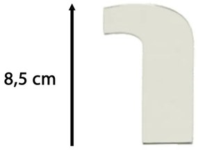 KIK Nástěnné hodiny velké 80-120cm stříbrné 12 číslic