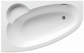 Ravak Asymmetric asymetrická vaňa 160x105 cm akrylát ľavá c461000000 ASY1600L