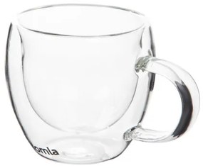 Sada dvoch šálok CEMBRA s dvojitým dnom 888910 80 ml