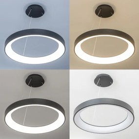 Brilagi - LED stmievateľný luster na lankách FALCON II LED/99W/230V priemer 60 cm čierna + diaľkové ovládanie