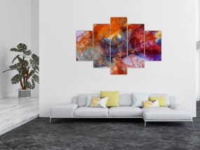 Obraz - Abstraktné atramentové umenie (150x105 cm)