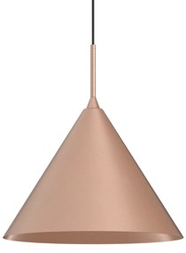 Závesné svietidlo Capital, 1x medené kovové tienidlo, (fi 32cm), b