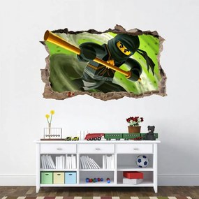 Perfektná detská dekoračná nálepka NINJA GO 120 x 74 cm