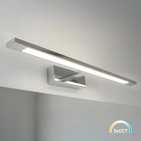 LED kúpeľňové osvetlenie na zrkadlo KLIMT LED/12W/230V 3000/4000/6000K 60 cm IP44 lesklý chróm