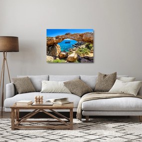Sklenený obraz - Cape Greco (70x50 cm)