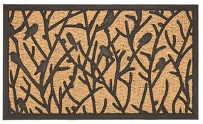 Kokosová rohožka BIRDS 75x45 cm hnedá