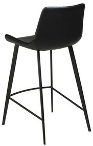 Čierna koženková barová stolička DAN-FORM Denmark Hype