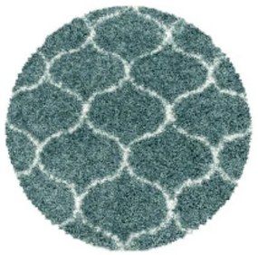Ayyildiz koberce Kusový koberec Salsa Shaggy 3201 blue kruh - 200x200 (priemer) kruh cm