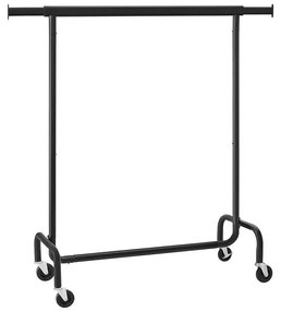 Mobilný stojanový vešiak LINEA čierny