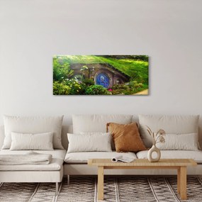 Obraz - Hobitína (120x50 cm)