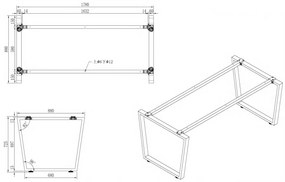 Kancelársky stôl PRIMO IMPRESS, čierna podnož, 1800 x 900 mm, dub prírodný