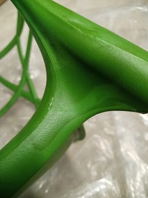 AKCIA Zelená plastová stolička KATO II. akosť