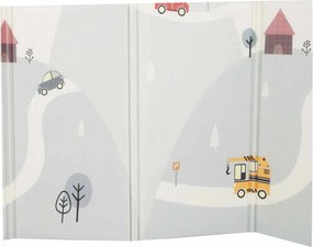 KIK Detská penová podložka 150x200 cm, dvojstranná skladacia, Street Designs