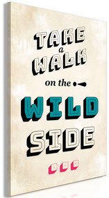 Artgeist Obraz - Take Walk on the Wild Side (1 Part) Vertical Veľkosť: 20x30, Verzia: Na talianskom plátne