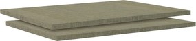 XXXLutz SADA VKLADACÍCH POLÍC, hnedá, 87,9/1,8/55,1 cm Hom`in - Skrine - 002647004138