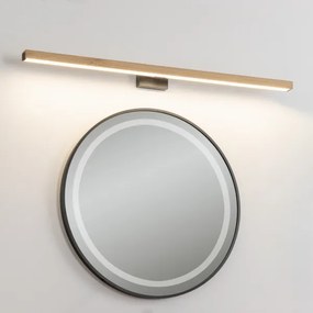 Brilagi-LED Kúpeľňové osvetlenie zrkadla WOODY MIRROR LED/15W/230V IP44 dub/čierna