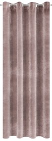 ZATEMŇOVACÍ ZÁVES NA KRÚŽKOCH RIA 140X250 CM PÚDROVO RUŽOVÁ