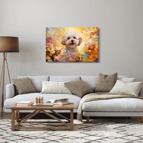 Obraz - Šťastný pes (90x60 cm)