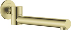 Deante Cascada, otočná vaňová výlevka 244 mm, zlatá matná, DEA-NAC_R87K