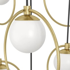 Eglo 390345 - LED Stmievateľný luster na lanku PORTOCOLOM 10xLED/3W/230V pr. 58 cm