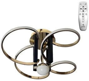Moderné svietidlo NEDES LED svietidlo + diaľkový ovládač 80W J3334/GCH