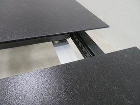 Doppler LIVORNO - záhradný rozkladací stôl 180/240 x 100 cm, hliník + sklo