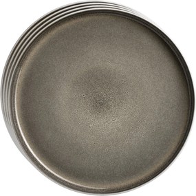 Mäser Sada mělkých tanierov Lunaria Brown 26 cm, 4ks