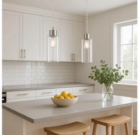 ONLI - Luster na lanku DODO 1xE27/22W/230V lesklý chróm