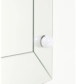 Make Up zrkadlo biele 80x160cm