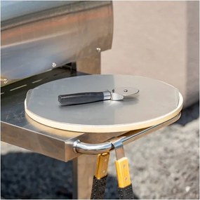 MI Kameň na pizzu s hliníkovým podnosom