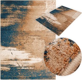 Koberec Agnella Isfahan Abrazio tmavobéžový